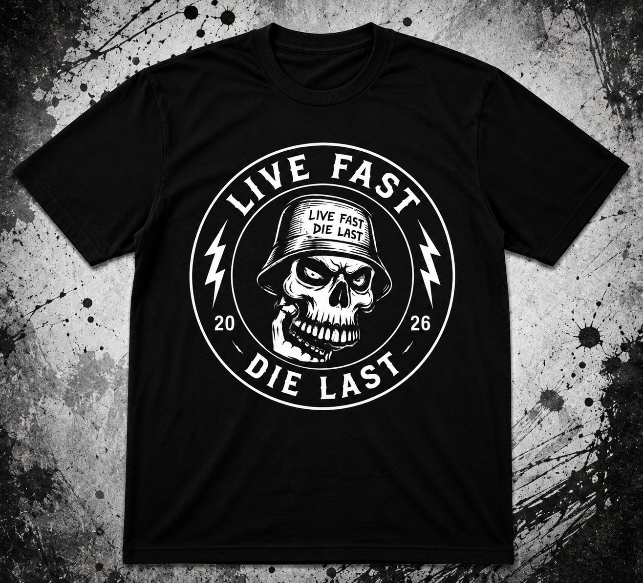Live Fast Die Last Tee