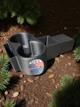 Load image into Gallery viewer, Limited Edition Patriot Square body Chevy Cup Holder with Phone Holder and Coin Tray