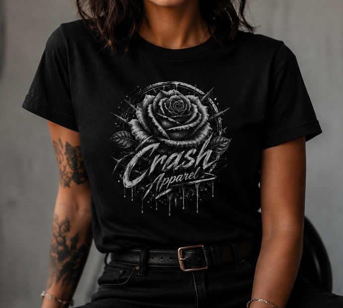Crash Thorn Rose Tee (Mens and Ladies)