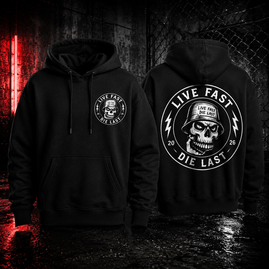 Live Fast Die Last Logo Hoodie