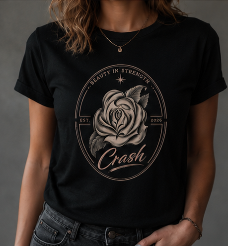 Crash Heritage Rose Tee (Ladies)